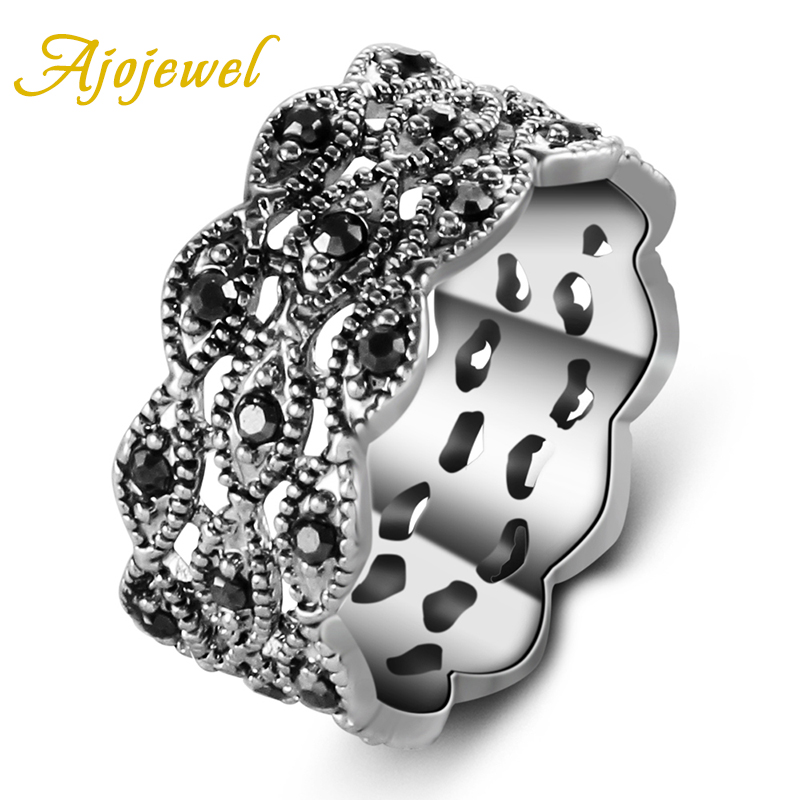 Vintage Items Collection - Ajojeel anello con strass a 3