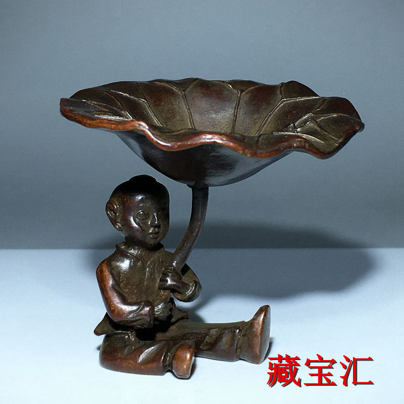 Vintage Items Collection - Statua in Bronzo Vintage Antica a