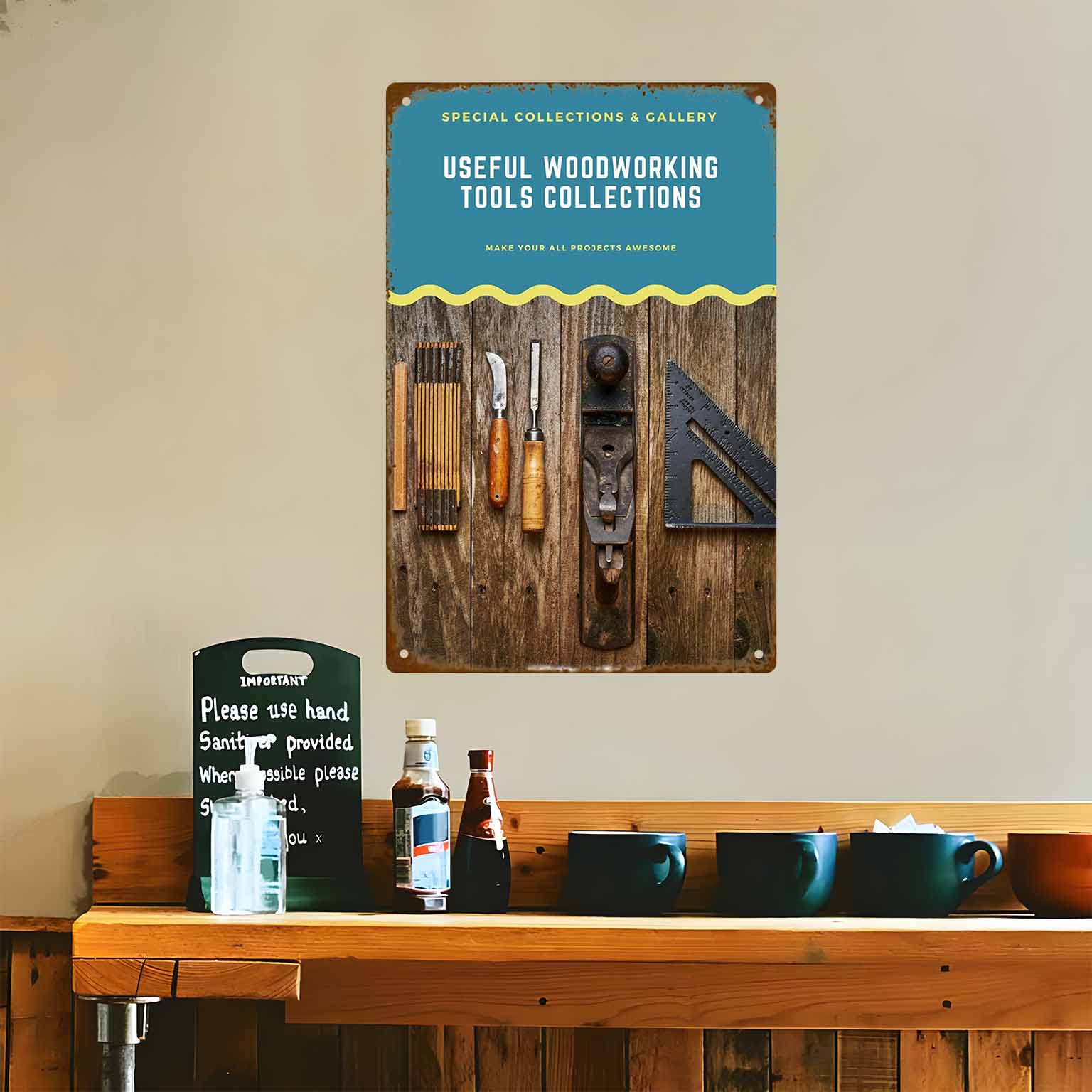 Insegna da parete vintage in m - Collectible Vintage Tools recensione e prezzo